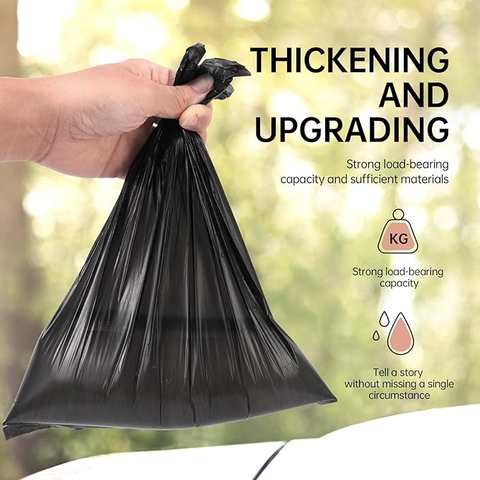 Car Trash Can Bags (5-Pack) total 75 bags- For Car