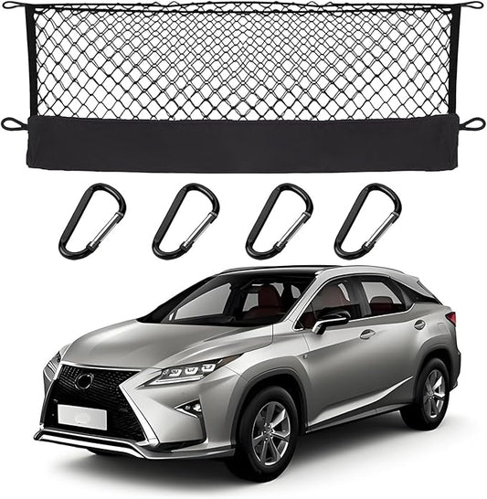 Envelope Style Cargo Net Compatible with Lexus RX300 RX350 RX400 RX450 2026 2025 2024 2023 2022 2021 2020 2019 2018 2017 2016 2015 2014 2013 2012 2011 2010 Trunk Car Rear Tailgate Touring Netting