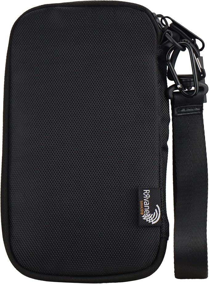 Travel Wallet Lightweight Zipped Document Organizer Bag Family Passport Holder with Detachable Wrist Strap for Women and Men