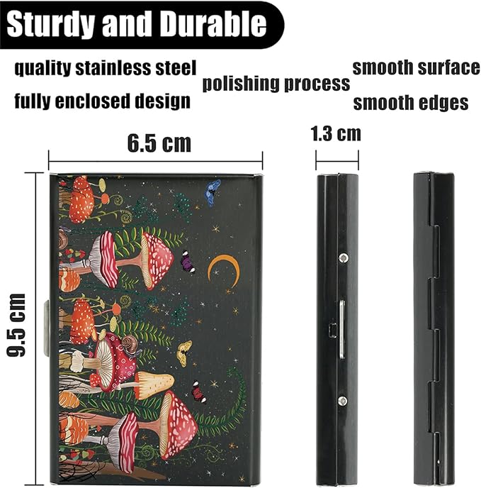 BONSYL® Credit Card Holder, RFID Blocking Slim Metal Credit Card Wallet, with Card Slots, for Women and Men. | RFID Blocking, Slim, 6 Card Slots