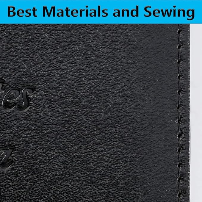 Passport Holder With Luggage Tag Cover Wallet RFID Blocking Leather Case Travel Essentials Accessories Travel Must Have(114#Black)