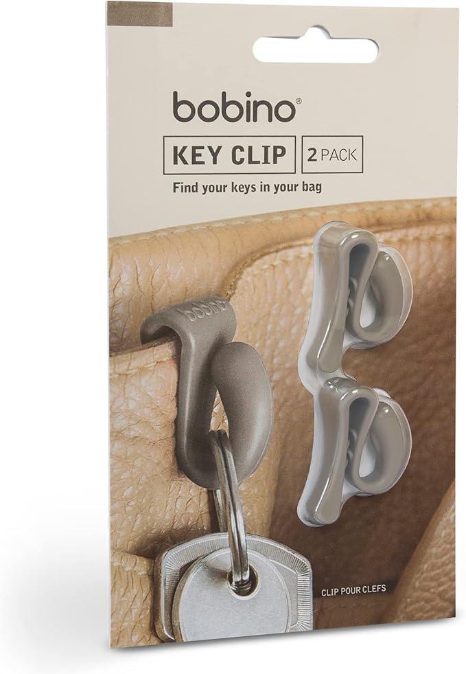Bobino Key Clip 2-Pack - Stylish Minimalist Organizer
