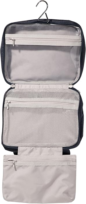 Baggallini Hanging Travel Toiletry Kit - Lightweight 6x10 Inch Makeup Bag