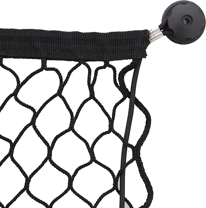 ABN Cargo Net with Fasteners and Hardware, 24 x 45in (Stretches to 60in Long) – Trailer, SUV, Motorcycle, ATV, Roof