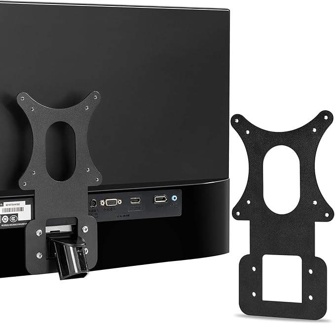 Wall Mount VESA Adapter Bracket Compatible with LG 24MP58VQ, 24MP58VQ-P, 24MP59G, 24MP59G-P, 24MP60VQ, 27MP58VQ, 27MP58VQ-P 75 * 75mm 100 * 100mm
