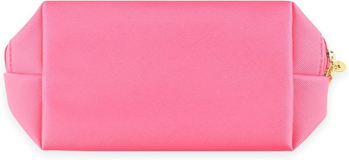 Small Makeup Bag Portable Cosmetic Bag for Women Makeup Pouch Waterproof Toiletry Bag for Travel (Rose Red, Normal)