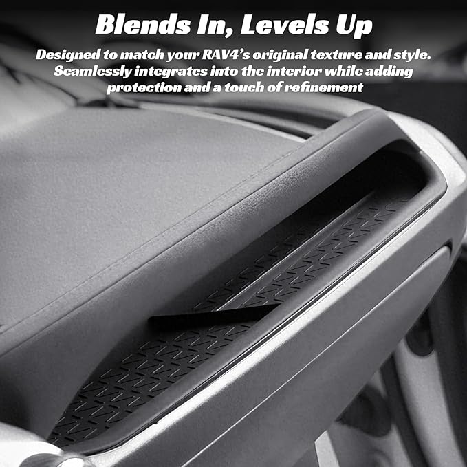 CARFIB Passenger Storage Organizer Mat Fit for Toyota RAV4 2025 2024 2023 2022 2021 2020 2019 Glove Box Organizer Tray Interior Insert Accessories