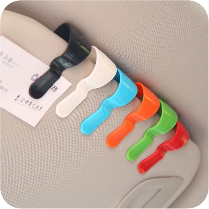 YOUNGFLY Sunglasses Holder for Car Visor, Leather Sunglasses Case with Lid, Magnetic Sunglass Organizer for All Car Models