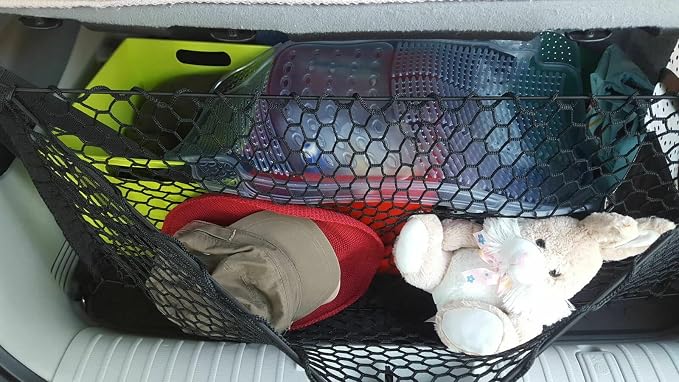 Trunk Organizer Cargo Net for Chrysler PT Cruiser 2001-2010 – Envelope Style Cargo Net for Wagon-Premium Mesh Car Trunk Organizer Vehicle Carrier Storage – Compatible with PT Cruiser