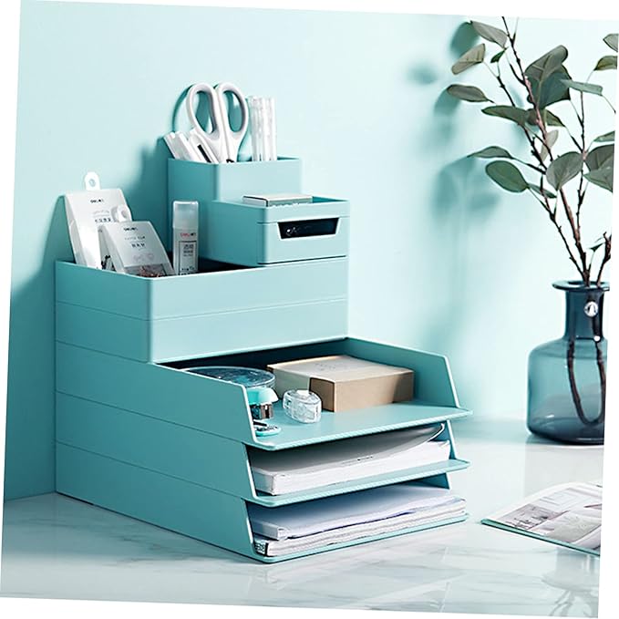 Desk Accessories Storage Case Capacity Drawer Storage Box Desk Organizers and Accessories Office Organization