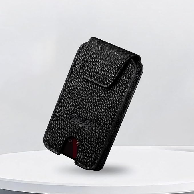 Zitahli Slim Wallet for Men Front Pocket – Thin Minimalist Credit Card Holder with Magnetic Closure & Elastic Cash Strap, RFID Blocking Wallet Holds up to 10 Cards & 15 Bills