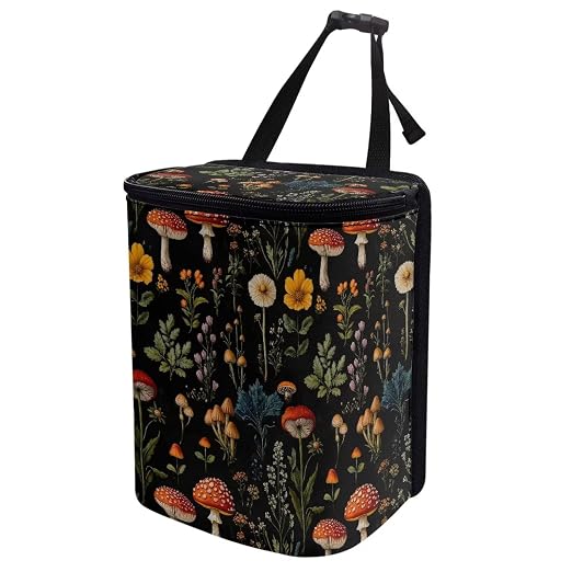 American 250 Print Car Trash Can with Lid Hanging Car Trash Bag Leak-Proof Portable Car Garbage Bin Car Accessories Interior Car Organizer for 4th of July