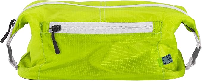 Lewis N. Clark ElectroLight Toiletry Kit, Waterproof Fabric Portable and Lightweight, Neon Lemon, One Size