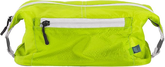 Lewis N. Clark ElectroLight Toiletry Kit, Waterproof Fabric Portable and Lightweight, Neon Lemon, One Size