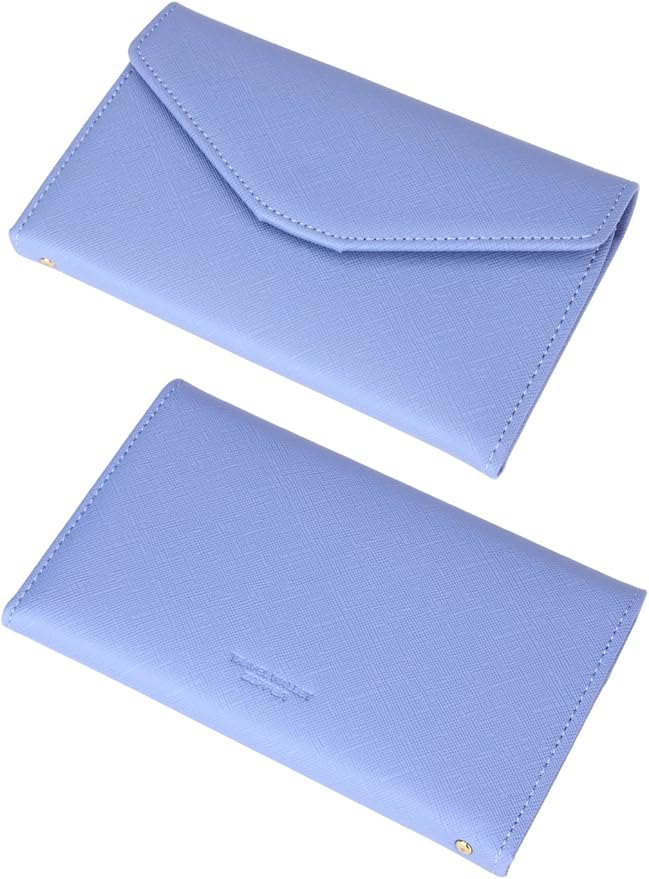 ZOPPEN Mulit-purpose Rfid Blocking Passport Holder Travel Wallet (Ver.4) Passport and Vaccine Card Holder ComboTri-fold Document Organizer Travel Essentials
