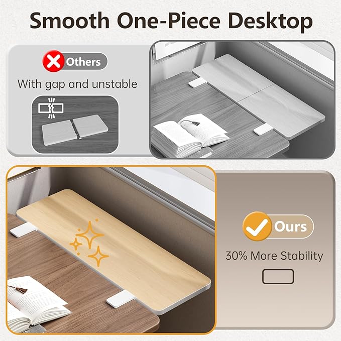 3 in 1 Clamp-on 22"×7.5" Desk Extender, Heavy-Duty Side/Top Desk Organizer Shelf, Adjustable Desktop Storage for Office Accessories, Monitor and Laptop Riser, Pegboard Included