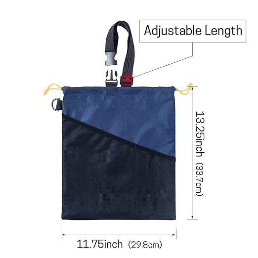 GNEGNI 2PCS Car Garbage Can, Hanging Car Trash Bag with Waterproof Leakproof Lining