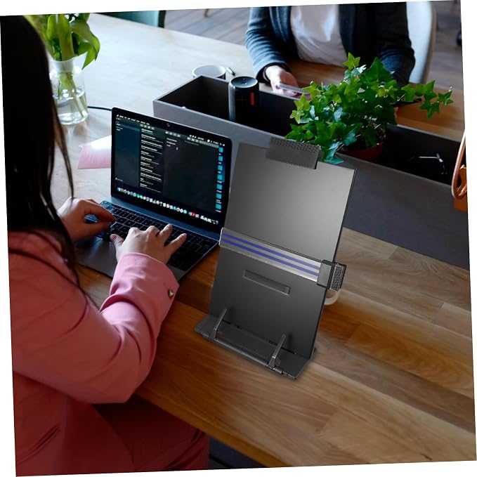 Adjustable Reading Stand Receipt Holder for Desk Document Holder for Monitor