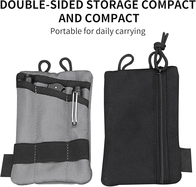 EDC Storage Pouch, Anti-Lost Outdoor Tactical EDC Kit Multi-Function EDC Tool Pouch