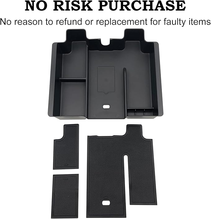 Compatible with Chevy Silverado 1500 Accessories/GMC Sierra 1500 2019-2022 Center Console Organizer Tray Fits for 2020-2023 Silverado/Sierra 2500 HD/3500 HD -Full Console Only