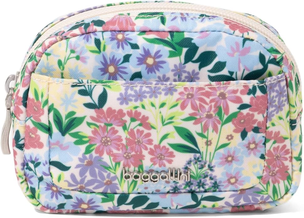 Baggallini Women's Pocket Cosmetic - Lightweight Bag - Travel Essentials Makeup Organizer Mini
