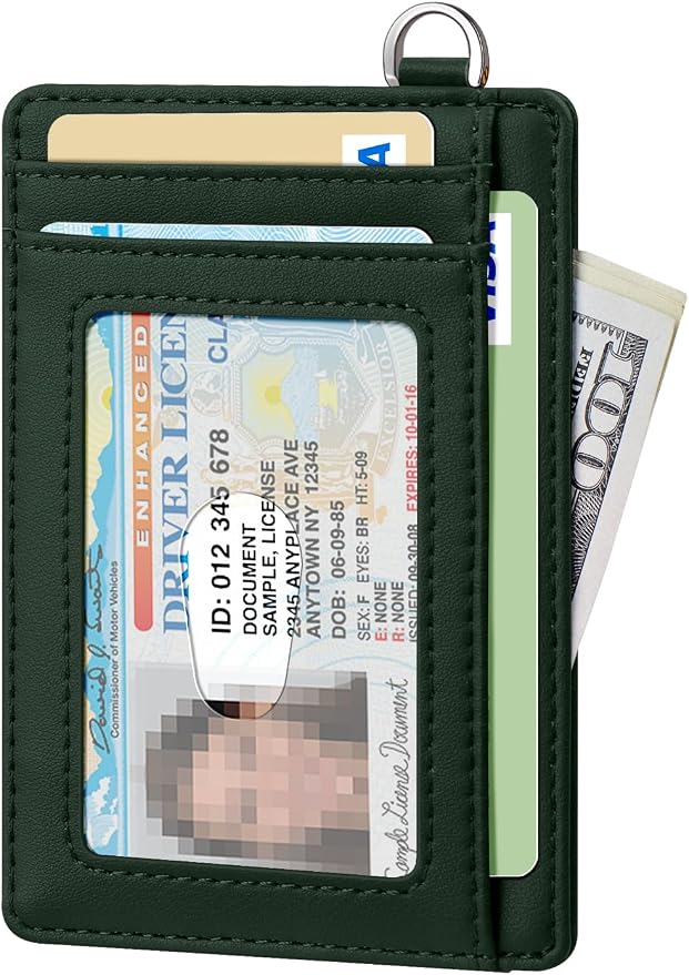 FurArt Slim Minimalist Wallet, Front Pocket Wallets, RFID Blocking, Credit Card Holder for Men