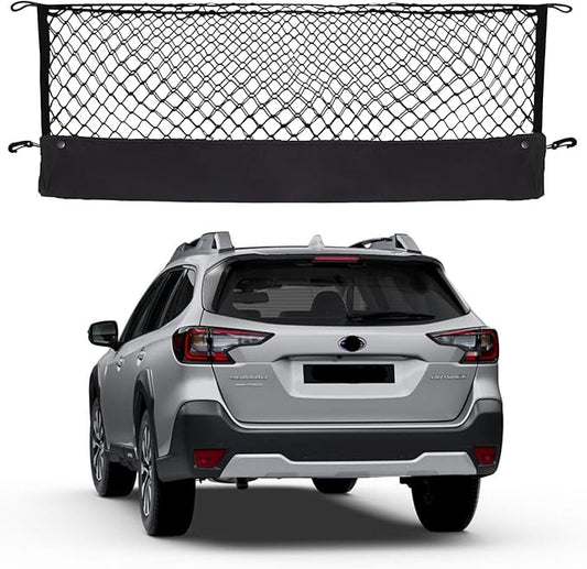 Envelope Style Cargo Net Compatible with Subaru Outback New 2026 2025 2024 2023 2022 2021 2020 2019 2018 2017 2016-2000 Trunk Car Rear Tailgate Touring Netting