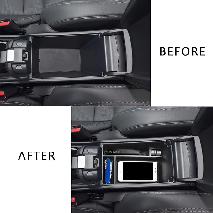 EDBETOS 2026 HRV Center Console Organizer Compatible with 2023 2024 2025 2026 Honda HR-V EX/EX-L/LX/SE/Sport/Touring ABS Plastic Armrest Box Insert Tray Secondary Storage Pallet Accessories, Black