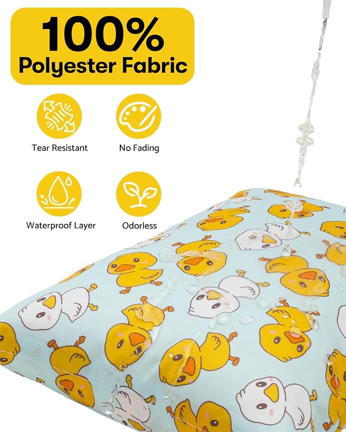 ALVABABY 3 pcs Cloth Diaper Wet Dry Bags Waterproof Reusable with Two Zippered Pockets Travel Beach Pool Daycare Soiled Baby Items Yoga Gym Bag for Swimsuits or Wet Clothes Small Medium Large 3L-SML20