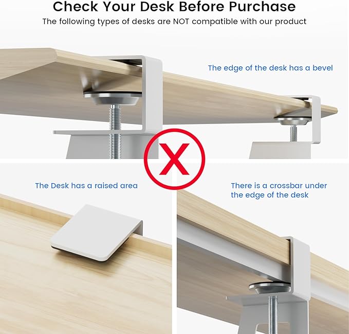 NearHub Large Keyboard Tray Under Desk Slide Out with Extra Sturdy C Clamp Mount System,26'' (30'' including Clamps) x11 Slide-Out Keyboard Drawer Under Desk for Typing,Keyboard Mouse Tray,White