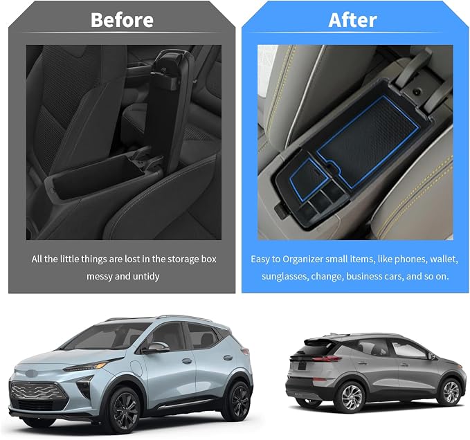 Bolt Organizer Tray 2024 Bolt EV Tray Bolt EV Center Console Tray Bolt EV 2023 Bolt EV Center Console Organizer 2022 Bolt EV Center Console Organizer 2022 2023 2024 Chevy Bolt EV Accessories (Blue)