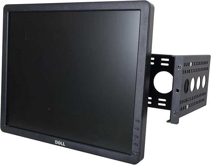RackSolutions Universal Rack Mount Monitor VESA Swivel Steel Bracket