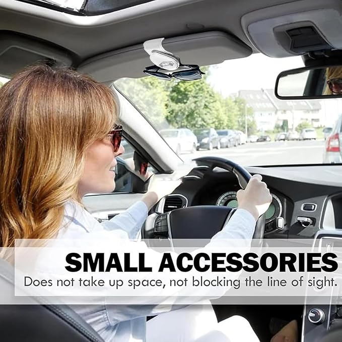 Cybertruck Sunglass Holder Clip Compatible with Tesla 2024 2025 Interior Accessories Organizer Eyeglass Hanger Decor