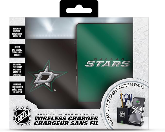 SOAR NHL Wireless Charger and Desktop Organizer
