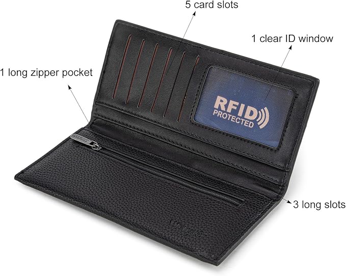 Montana West X Wrangler Wallets Women RFID Blocking Bifold Wallets, Card Cases & Money Organizers Clutch Wallet
