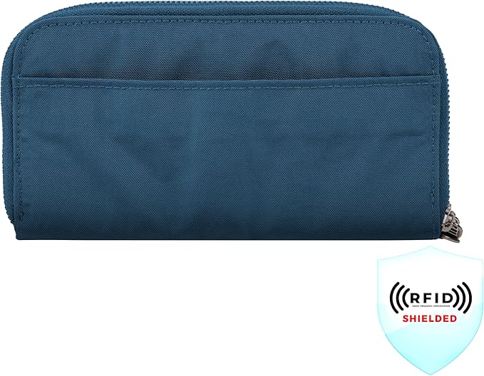 Travelon RFID Blocking Double Zip Wallet
