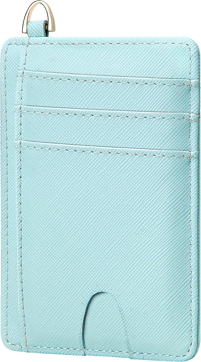 GEEAD Slim Minimalist Front Pocket RFID Blocking Card Holder Wallets for Men & Women