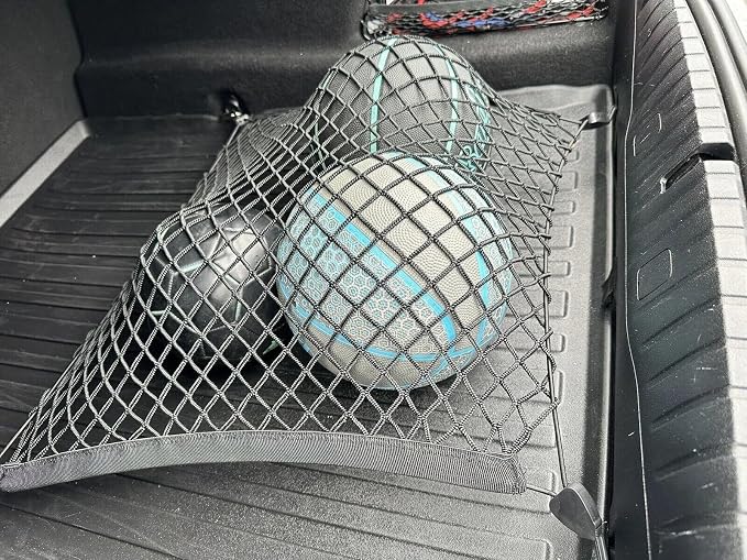 Rear Trunk Organizer Cargo Net for BMW 8-Series M850i 840i M 2019-2026 – Envelope Style Cargo Net for Coupe – Premium Mesh Elastic Car Trunk Organizer – Compatible with M850i 840i M