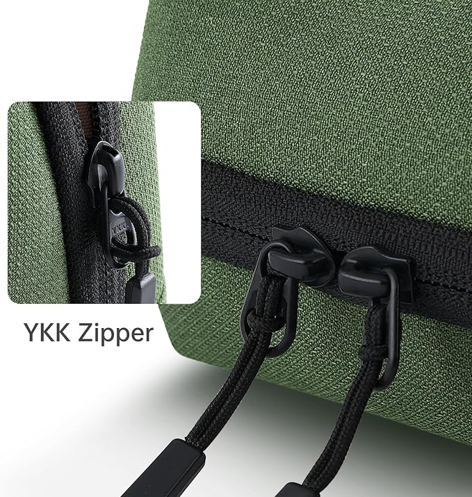 simtoper Electronic Organizer Travel Case Bag for Cables, Switch, SD card, Passport and More – Ultimate Protection & Portability Waterproof (Green)