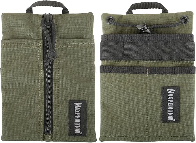 MAXPEDITION Platy Pocket Organizer, Durable EDC Tool Pouch for Men, Neck Wallet with Paracord Lanyard, Holds Flashlight, Multitool, Pen, Notebook