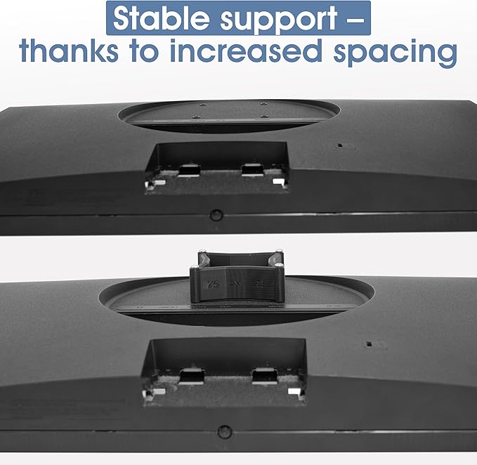 3IDEE Universal VESA Spacer - 30mm Distance - Monitor Mount Adapter 75x75 mm - Compatible with Many Monitors (Samsung Odyssey G5 Monitor & More) (75x75mm)