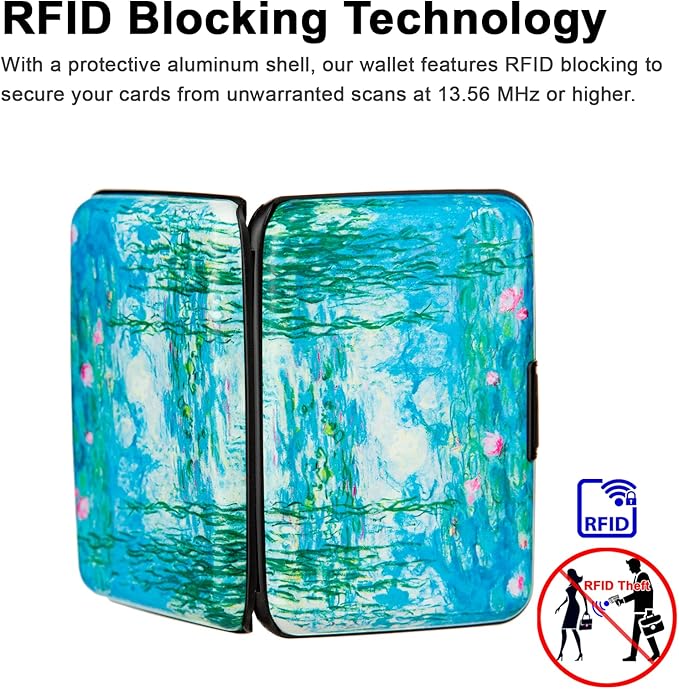 Credit Card Holder Small RFID Blocking Wallet Business Metal Slim Mini Aluminum Hard Case for Women Men