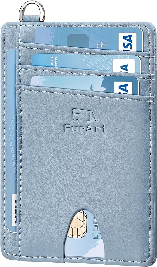 FurArt Slim Minimalist Wallet, Front Pocket Wallets, RFID Blocking, Credit Card Holder for Men