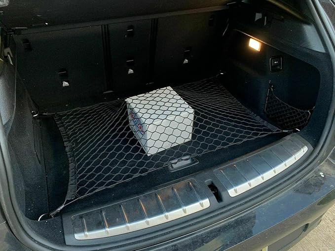 Rear Trunk Organizer Cargo Net for BMW X2 2018-2023 – Floor Style Cargo Net for SUV Truck - Premium Mesh Elastic Car Trunk Organizer Vehicle Carrier Storage – Compatible with BMW X2