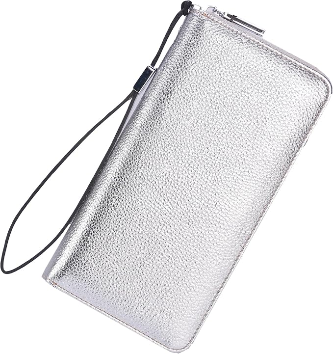 Lavemi Small Compact Women Wallet RFID Blocking Genuine Leather Bifold Purse with ID Windows