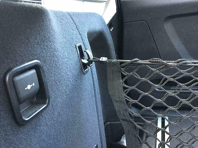 Rear Trunk Organizer Cargo Net for BMW X3 2011-2024 – Envelope Style Cargo Net for SUV – Premium Mesh Elastic Car Trunk Organizer Vehicle Carrier Storage – Compatible with BMW X3