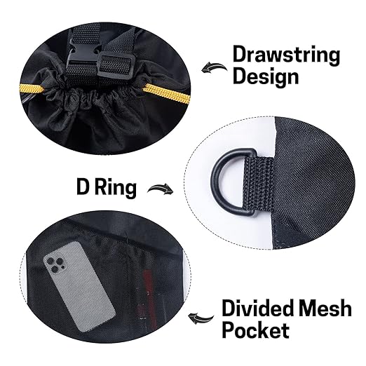 GNEGNI 2PCS Car Garbage Can, Hanging Car Trash Bag with Waterproof Leakproof Lining