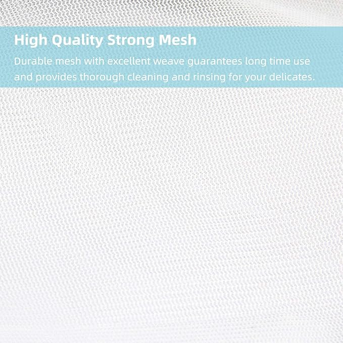 GOGOODA Mesh Laundry Bags for Delicates Durable Protective Wash Bags Travel Storage Bags for Intimates Lingerie, 3PCS（3XXL）