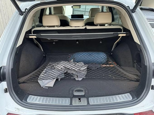 Rear Trunk Organizer Cargo Net for Genesis GV70 2022-2026 – Floor Style Cargo Net for SUV – Premium Mesh Elastic Car Trunk Organizer Vehicle Carrier Storage – Compatible with GV70