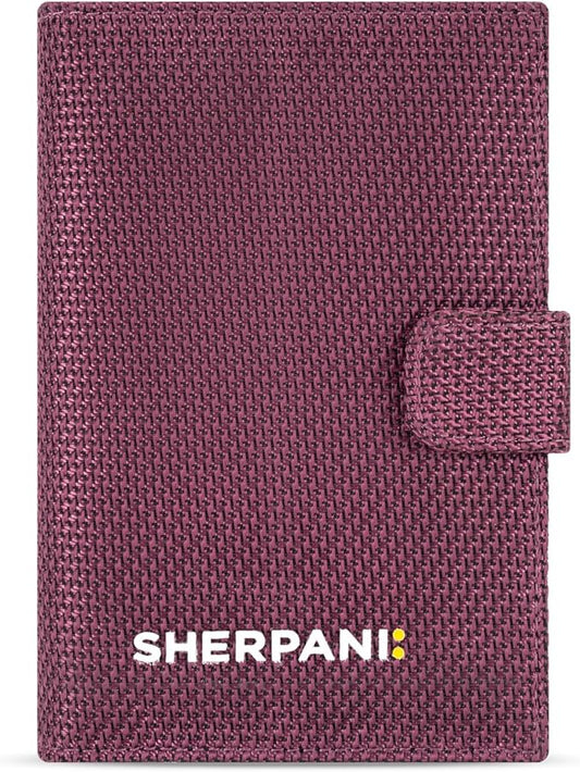 Sherpani Vienna, RFID Blocking Passport Holder, Travel Passport Cover Wallet, Travel Documents Organizer Protector, Travel Gift (Smoky Orchid)